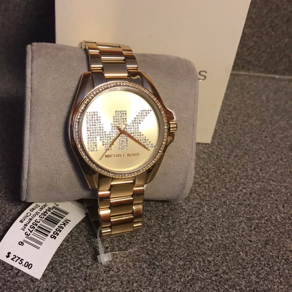 Michael Kors Pale Gold Watch Mk6555 New 